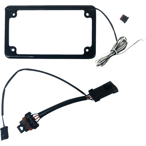 Custom Dynamics Lighted License Plate Frame - Gloss Black Cd-Lpf-Gen Custom Dynamics Lighted License Plate Frame - Gloss Black Cd-Lpf-Gen