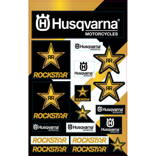 D'Cor Visuals Decal Sheet - Husqvarna Racing 40-70-101 D'Cor Visuals Decal Sheet - Husqvarna Racing 40-70-101