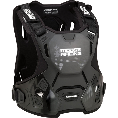 Moose Racing Youth Agroid Chest Guard - Black - S/M 2701-1116