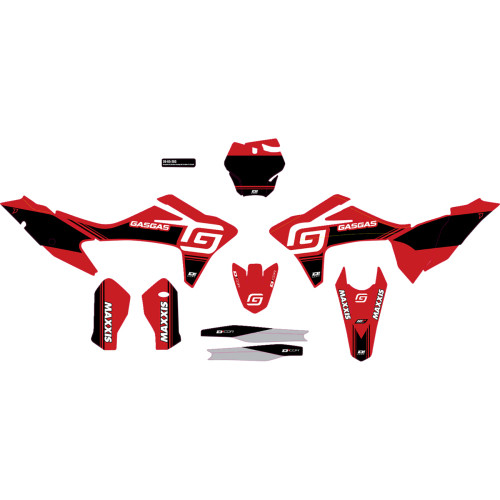 D'Cor Visuals Graphic Kit - Gasgas Racing 20-65-203 D'Cor Visuals Graphic Kit - Gasgas Racing 20-65-203