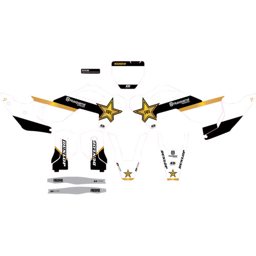 D'Cor Visuals Graphic Kit - Husqvarna 20-70-404 D'Cor Visuals Graphic Kit - Husqvarna 20-70-404