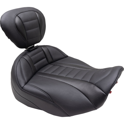 Mustang 89401 Seat Deluxe Touring Solo W/ Dbr Black