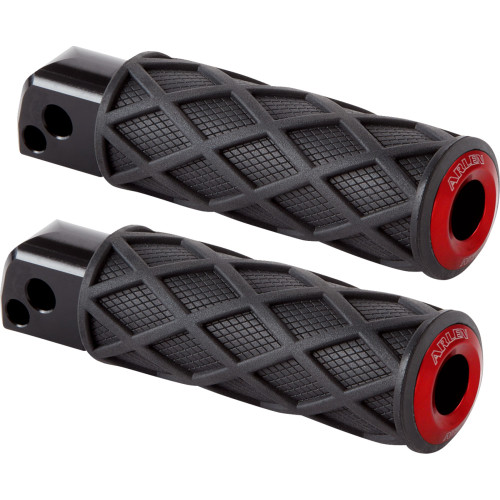 Diamond Foot Pegs - Passenger - Red 400-060 Diamond Foot Pegs - Passenger - Red 400-060