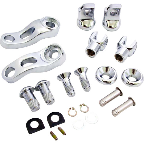 Drag Specialties Passenger Peg Mount - Adjustable - Chrome Drag Specialties Passenger Peg Mount - Adjustable - Chrome