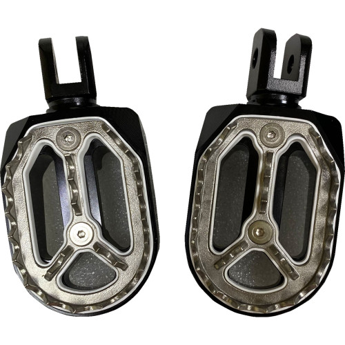 Drag Specialties Qualifier Foot Pegs - Black - Driver