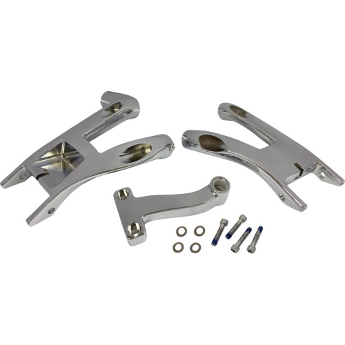 Drag Specialties Rider Floorboard Mount - Chrome