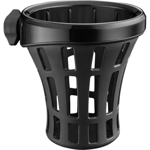 Ciro 55915 Holder Drnk Big Ass Gen 2 Blk, H-Bar Mnt 1-1/8", 1-1/4" Blk