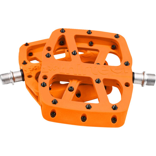E*Thirteen Base Pedals - Flat - Naranja Pd2Usa-104