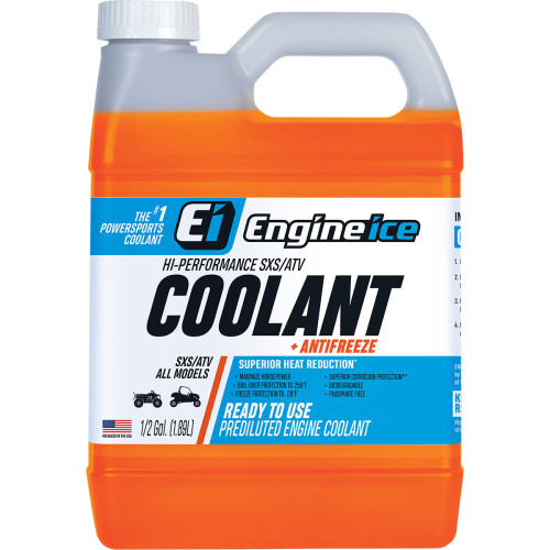 Engine Ice Premixed Coolant - Sxs/Atv/Utv - 64 Us Fl Oz. 12556
