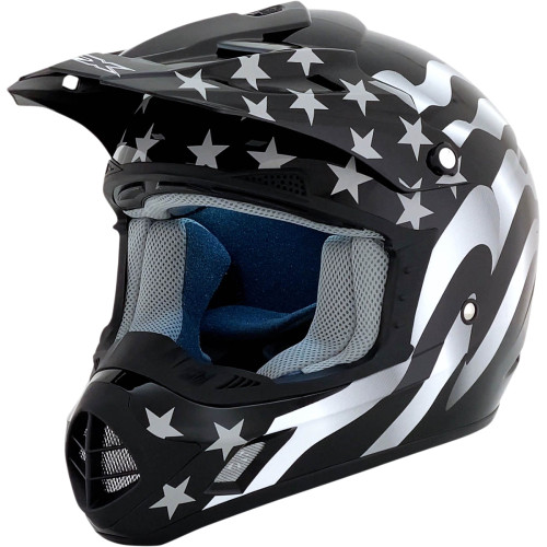 Afx Fx-17 Helmet - Flag - Stealth - 3Xl 0110-7629