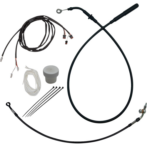 Fat Baggers Inc. 119916-B Ez Install Kt H-Bar Plus 6" Fltr Models 21-23 Blk