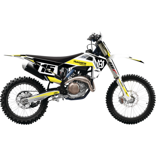 Factory Effex Evo 19 Graphic Kit - Husqvarna - Tc 50 25-09602 Factory Effex Evo 19 Graphic Kit - Husqvarna - Tc 50 25-09602