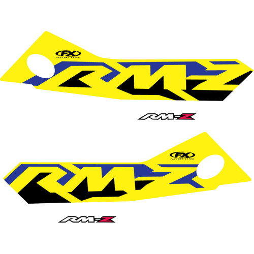 Factory Effex Graphic Kit - Tank/Shroud - '24 Oem - Suzuki - Rm-Z 250/450 27-05438 Factory Effex Graphic Kit - Tank/Shroud - '24 Oem - Suzuki - Rm-Z 250/450 27-05438