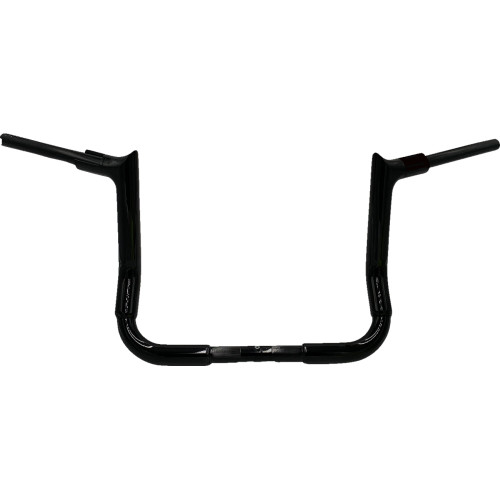 Fat Baggers Inc. 1-1/2" Ez Install Pointed Top Handlebar - 12" - Black 815012-B