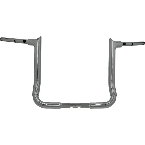 Fat Baggers Inc. 1-1/2" Ez Install Pointed Top Handlebar - 14" - Chrome 845014 Fat Baggers Inc. 1-1/2" Ez Install Pointed Top Handlebar - 14" - Chrome 845014