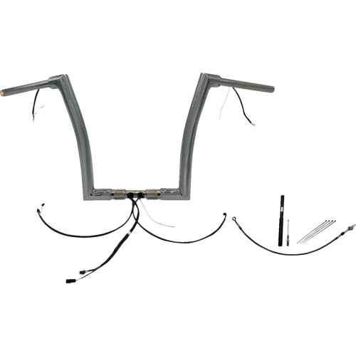 Fat Baggers Inc. Handlebar Kit - Flat Top - 14" - Chrome 612914 Fat Baggers Inc. Handlebar Kit - Flat Top - 14" - Chrome 612914