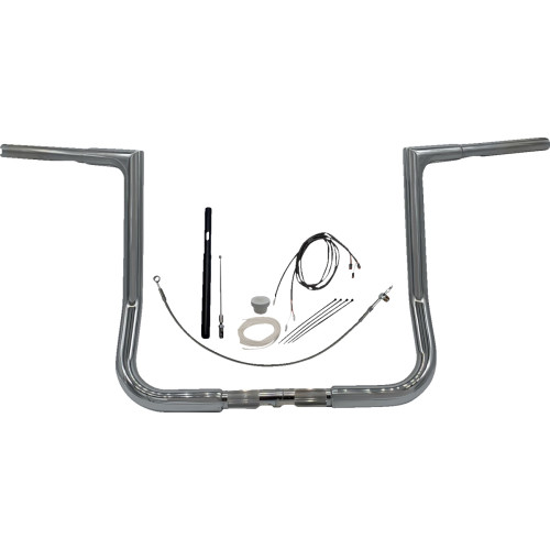 Fat Baggers Inc. Handlebar Kit - Flat Top - 14" - Chrome 719014 Fat Baggers Inc. Handlebar Kit - Flat Top - 14" - Chrome 719014