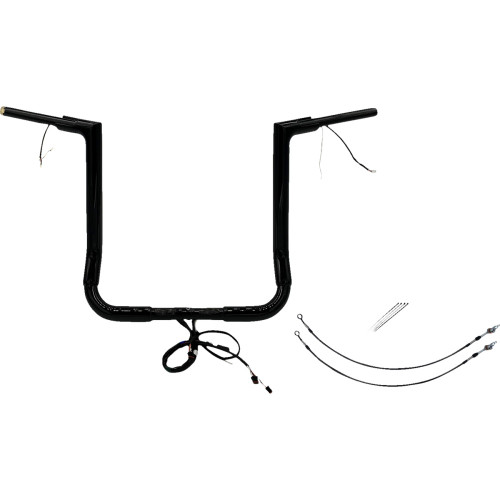 Fat Baggers Inc. Handlebar Kit - Flat Top - 16" - Black 602216-B Fat Baggers Inc. Handlebar Kit - Flat Top - 16" - Black 602216-B