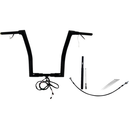 Fat Baggers Inc. Handlebar Kit - Flat Top - 16" - Black 612916-B Fat Baggers Inc. Handlebar Kit - Flat Top - 16" - Black 612916-B