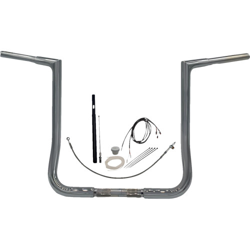 Fat Baggers Inc. Handlebar Kit - Flat Top - 16" - Chrome 719016 Fat Baggers Inc. Handlebar Kit - Flat Top - 16" - Chrome 719016