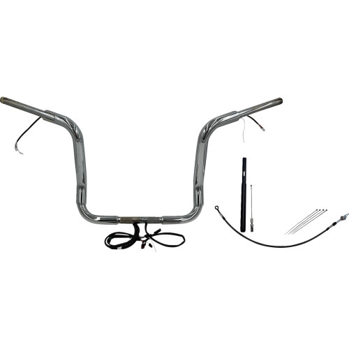 Fat Baggers Inc. Handlebar Kit - Pointed Top - 14" - Chrome 812414 Fat Baggers Inc. Handlebar Kit - Pointed Top - 14" - Chrome 812414