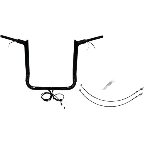 Fat Baggers Inc. Handlebar Kit - Pointed Top - 16" - Black 801216-B Fat Baggers Inc. Handlebar Kit - Pointed Top - 16" - Black 801216-B