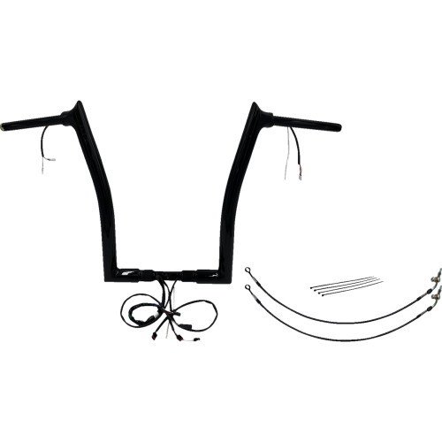 Fat Baggers Inc. Handlebar Kit - Pointed Top - 16" - Black 802316-B Fat Baggers Inc. Handlebar Kit - Pointed Top - 16" - Black 802316-B