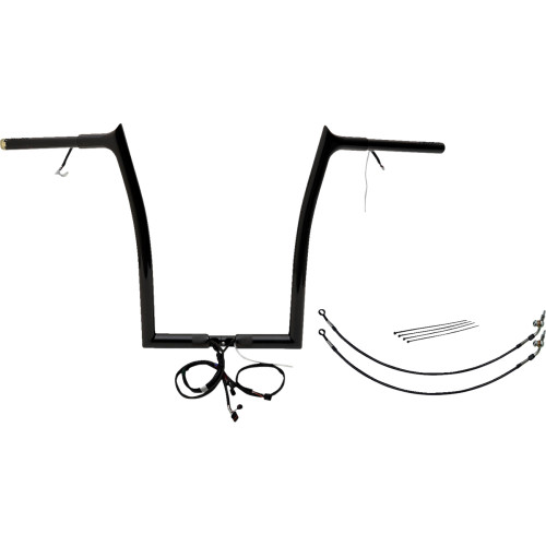 Fat Baggers Inc. Handlebar Kit - Pointed Top - 16" - Black 901916-B Fat Baggers Inc. Handlebar Kit - Pointed Top - 16" - Black 901916-B