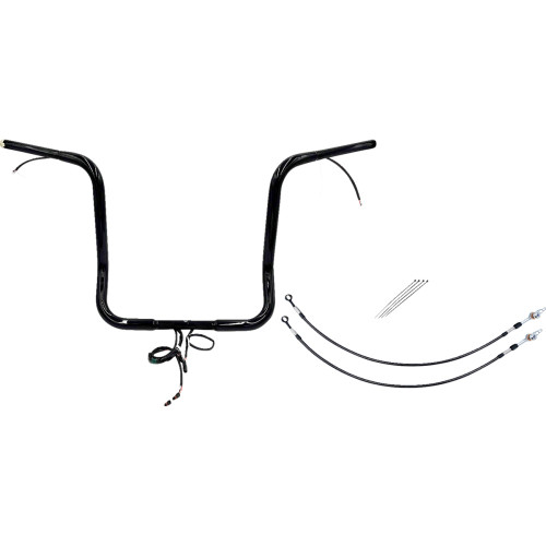 Fat Baggers Inc. Handlebar Kit - Pointed Top - 16" - Black 902216-B Fat Baggers Inc. Handlebar Kit - Pointed Top - 16" - Black 902216-B