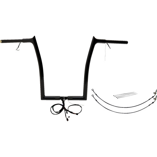 Fat Baggers Inc. Handlebar Kit - Pointed Top - 16" - Black 902916-B Fat Baggers Inc. Handlebar Kit - Pointed Top - 16" - Black 902916-B
