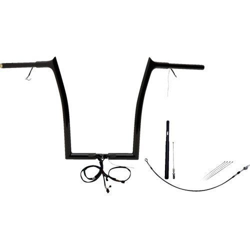 Fat Baggers Inc. Handlebar Kit - Pointed Top - 16" - Black 912916-B Fat Baggers Inc. Handlebar Kit - Pointed Top - 16" - Black 912916-B