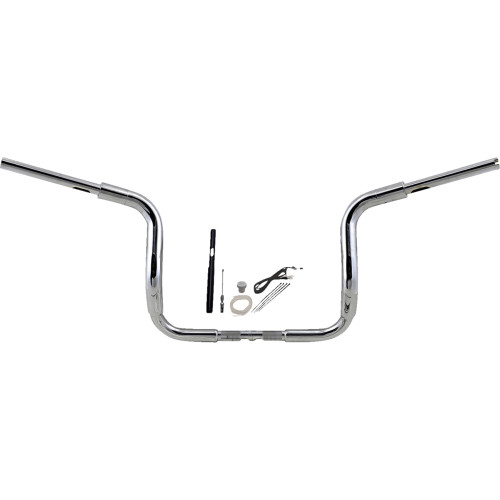 Fat Baggers Inc. Handlebar Kit - Rounded Top - 12" - Chrome 819412 Fat Baggers Inc. Handlebar Kit - Rounded Top - 12" - Chrome 819412