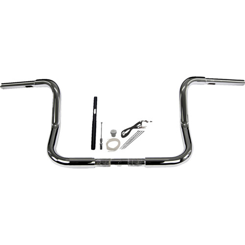 Fat Baggers Inc. Handlebar Kit - Rounded Top - 12" - Chrome 919412 Fat Baggers Inc. Handlebar Kit - Rounded Top - 12" - Chrome 919412