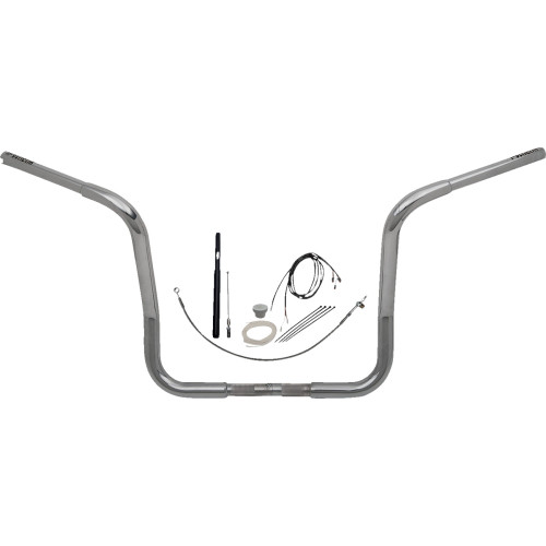 Fat Baggers Inc. Handlebar Kit - Rounded Top - 14" - Chrome 919414 Fat Baggers Inc. Handlebar Kit - Rounded Top - 14" - Chrome 919414
