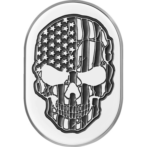 Figurati Designs Antenna Cover - Left Rear Fender - Contrast Cut American Flag Skull - Chrome Fd27-Ac-Ss-Lt Figurati Designs Antenna Cover - Left Rear Fender - Contrast Cut American Flag Skull - Chrome Fd27-Ac-Ss-Lt