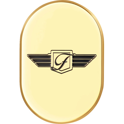 Figurati Designs Antenna Cover - Left Rear Fender - Fd Logo - Gold Fd-01-Ac-Gld-Lt