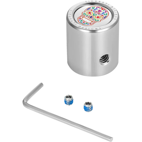 Figurati Designs Heel-Toe Shifter Cover - Sugar Skull - Stainless Steel Fd30-Htsc-Ss Figurati Designs Heel-Toe Shifter Cover - Sugar Skull - Stainless Steel Fd30-Htsc-Ss