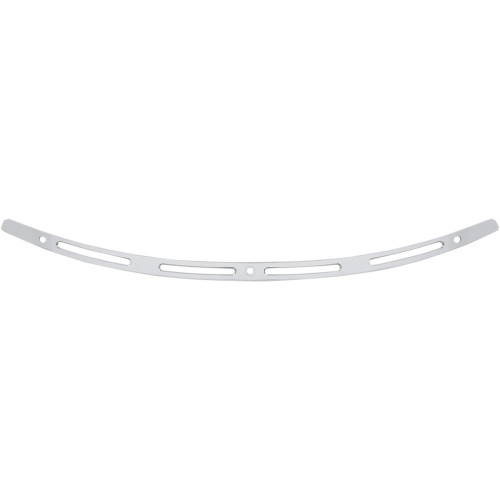 Memphis Shades Windshield Trim - Polished - Slots - Flh Mem0974