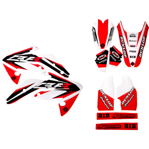 Flu Designs Inc. Pts 6 Graphic Kit - Crf 125/250 11148 Flu Designs Inc. Pts 6 Graphic Kit - Crf 125/250 11148