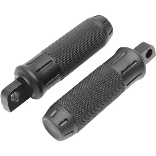 Drag Specialties Custom Footpegs - Black Peen