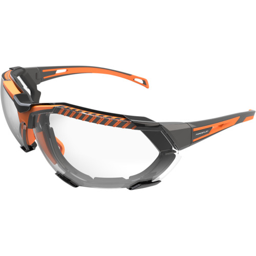 Forceflex Ff4 Sunglasses - Foam - Gray/Orange - Clear Ff4-04054-041