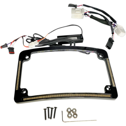 Custom Dynamics All In One License Plate Frame - Black Tf05-Hd-B Custom Dynamics All In One License Plate Frame - Black Tf05-Hd-B