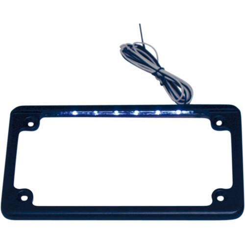 Custom Dynamics Led License Plate Frame - Black Lpf-Hrz-B-Lp Custom Dynamics Led License Plate Frame - Black Lpf-Hrz-B-Lp
