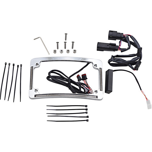 Custom Dynamics All In One License Plate Frame - Chrome Tf05-Bcm4-C Custom Dynamics All In One License Plate Frame - Chrome Tf05-Bcm4-C