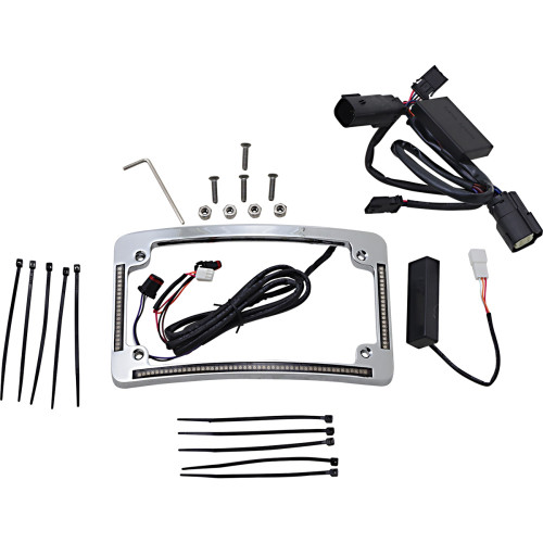 Custom Dynamics All In One License Plate Frame - Chrome Tf05-Bcm-C Custom Dynamics All In One License Plate Frame - Chrome Tf05-Bcm-C