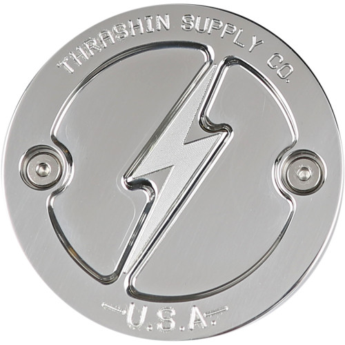 Thrashin Supply Co. Points Cover - Dished - Polished - M8 Tsc-3027-2