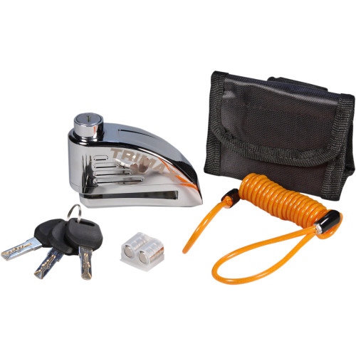 Trimax Alarm Disc Lock - Chrome - 7 Mm Pin Tal88