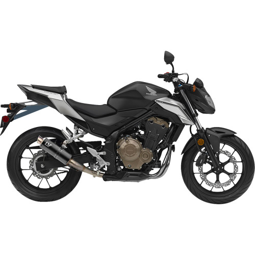 Leovince 3384Bu Muffler Gp Corsa Black Honda Cb Cbr 500