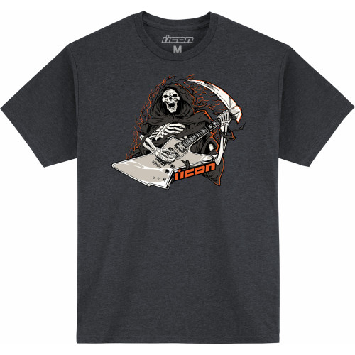 Grim Shredder T-Shirt - Heather Charcoal - Large