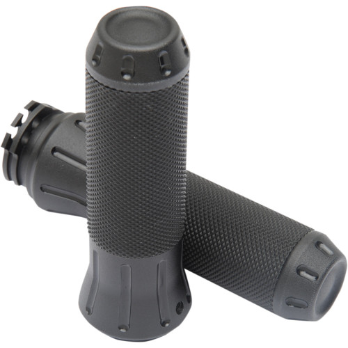 Drag Specialties Grips - Custom - Shot-Peened - Black